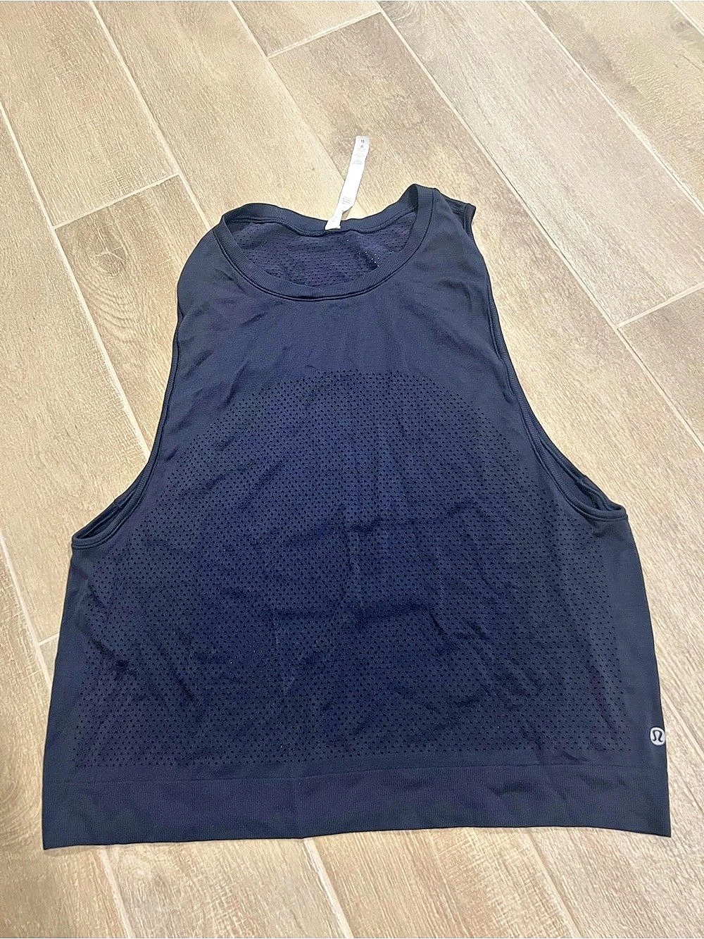 lululemon Sculpt Tank Mesh Top Black Size 6